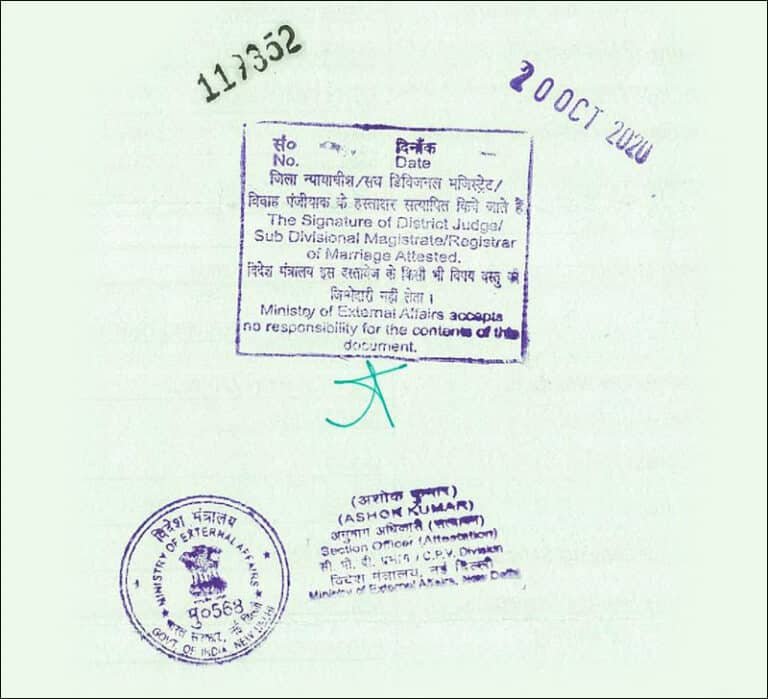 MOFA attestation services